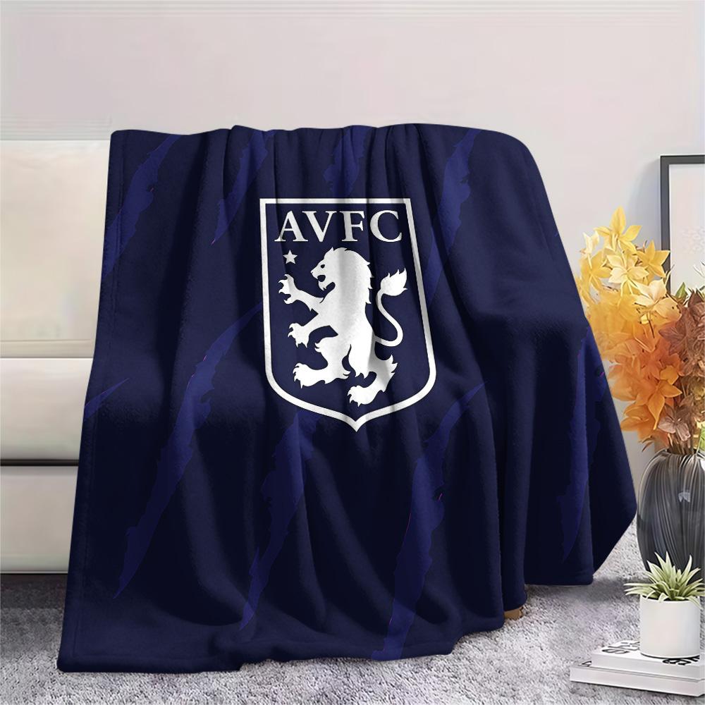 Aston Villa Flannel Blanket, High quality Comfortable for All Seasons, Home Decor, Warmth and Comfort