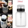 200mL UV Gel Cleaner Pump Dispenser Container Empty Bottle Clean Acetone  Nail Polish Remover