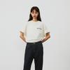 New Balance Футболка унисекс кремово-белая AMT42301-CIC