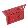 3D Multi Angle Measuring Ruler Imperial Scale 30 45 60 90 Degree Scribing Ruler Woodworking Square
