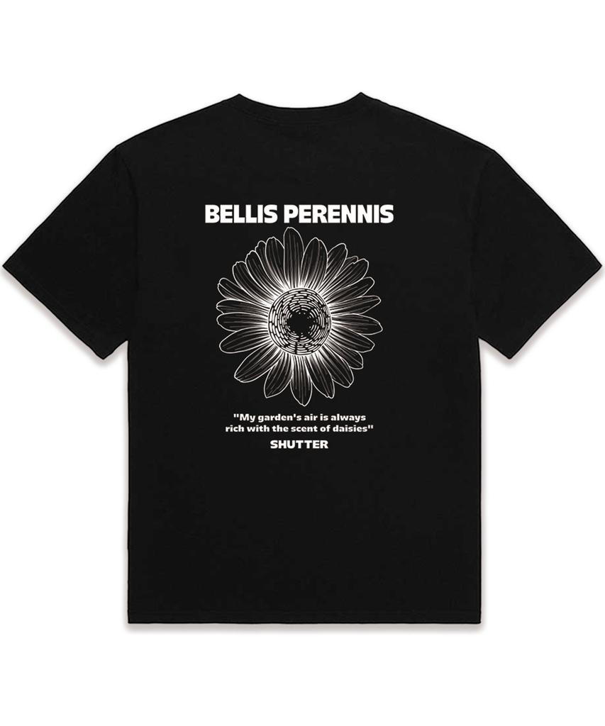 Футболка SHIRTER Bellis Logo Оверсайз с коротким рукавом (Ss019) черный