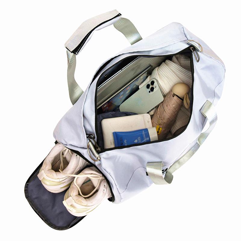 Вместительная дорожная сумка унисекс с отделением для сухого/мокрого белья для занятий спортом, фитнесом и плаванием.