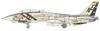 FineMolds American Tomcat Bounty Hunters Plastic Model FX05 1/72 F-14A VF-2 (Airplane)