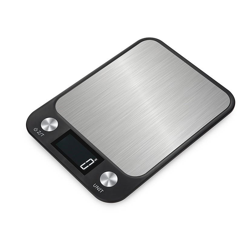 Digital Kitchen Scale 10kg Capacity Waterproof Stainless Steel Food Baking Weight With Backlight Auto Off