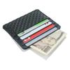 Inden Card Slim Card Black x Black Small Chain Ring [Indenya] Holder, Case, Thin, Deerskin, Lacquer, 2530-01-177