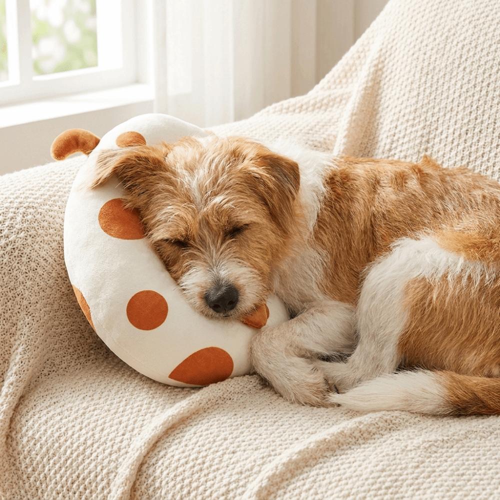 Skin Friendly Dog Neck Protector U-Shaped Pet Neck Support Pillow Cage Accessories