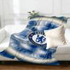 Плед Chelsea F.C. - Мягкий и Удобный, для Спальни, Путешествий, Дивана, Домашнего Декора - Подарок на День Рождения, Рождество для Друга