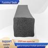 Черное прямоугольное губчатое резиновое уплотнение из EPDM для корпуса шкафа
