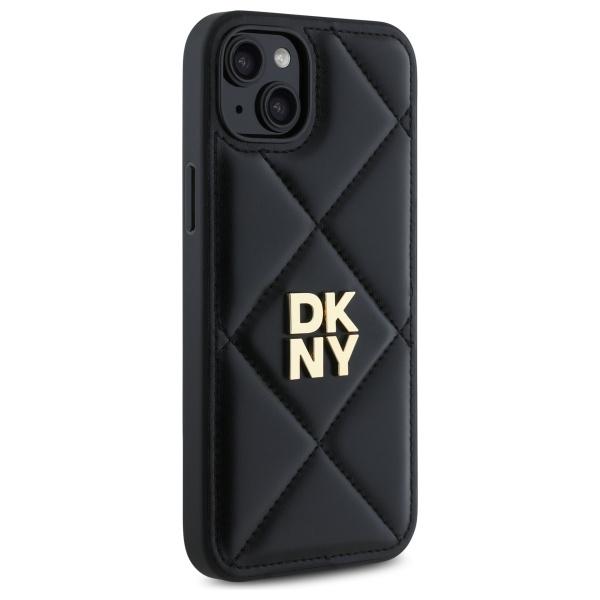 Dkny Dkhcp15Mpqdslk iPhone 15 Plus 6.7 Черный/Black Стеганый Сложенный Логотип