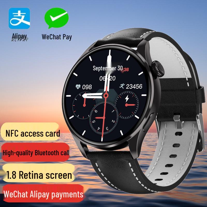 Умные часы Watch5 Sport: Многофункциональный OLED HD экран с Bluetooth