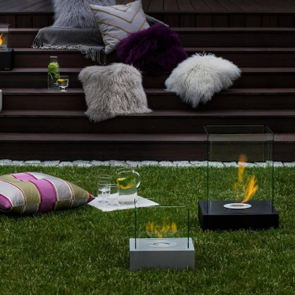 Биокамин настольный TANGO4 черный комплект микс