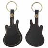 Guitar Pick Holder with 5 Picks, 12x5.2cm Electric Guitar Shape, Hangs from Keys, Compact, Ultra-Lightweight, Portable, and Easily Lost, Perfect Gift