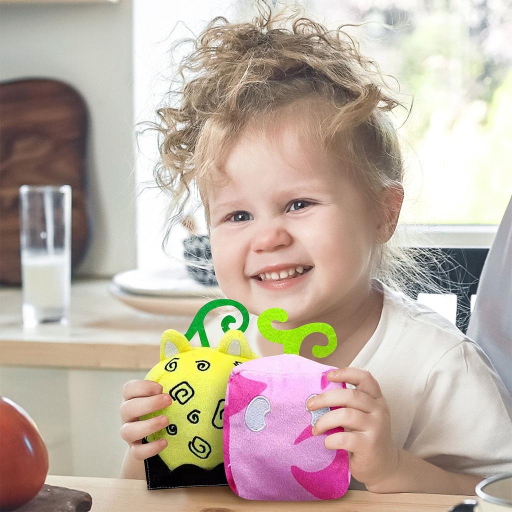 Игровая периферия Фрукты Леопардовый принт Коробка Плюшевая игрушка Фиолетовая коробка Кукла