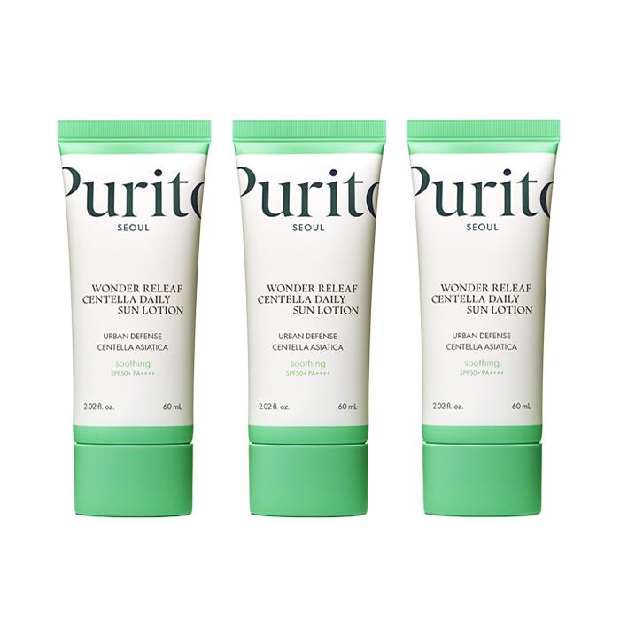 Purito Seoul Wonder Relief Centella Daily Sun Lotion SPF50+ PA++++ (3 Options)