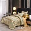 European Style Satin Jacquard (four-piece Set, Three-piece Set) Quilt Cover, Bed Sheet, Pillowcase, Single Bed, Double Bed Bedding