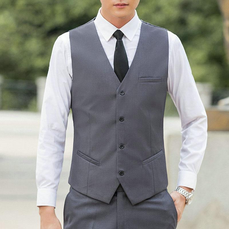 Свадебный мужской жилет Пейсли Однотонный Приталенный Галстук Мужской Безрукавный V-образный вырез Жилет Вечеринка Повседневный Безрукавный Формальный Деловой Пиджак