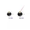 20Pcs Blue Car T4.2 T4 Led Wide Angle Light For trument Dash Panel Gauge 10mm