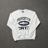 26 American Streetwear Graphic Print Crewneck Sweatshirt Loose Fit Teens