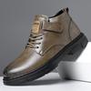 Martin Boots Casual Low Top Men's Shoes Thick Soles Breathable British Fashion Trend Work Boots
