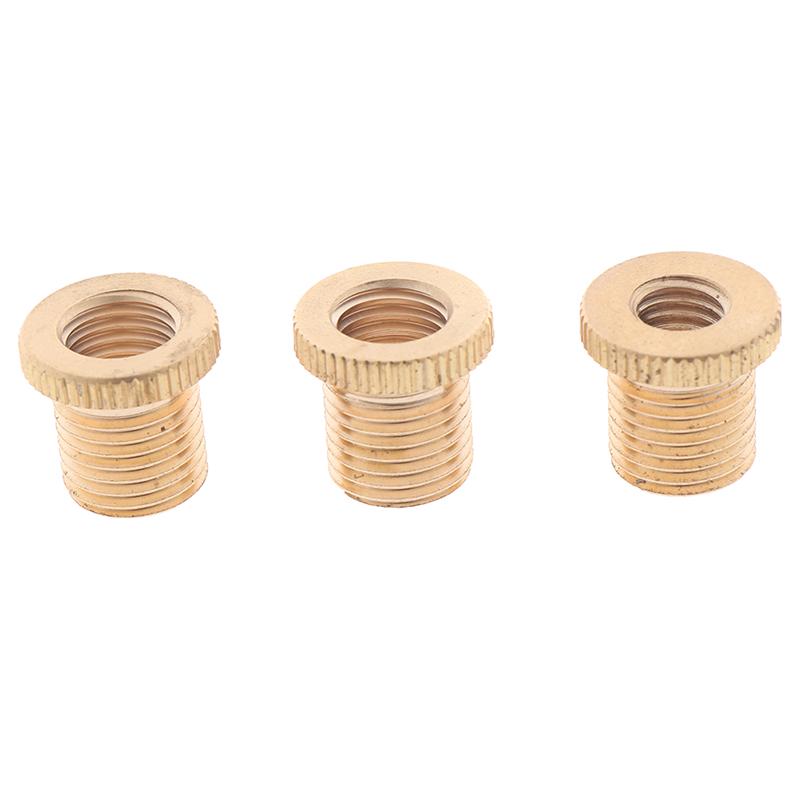 3Pcs Gear Shift Knob Thread Adapter Nuts Insert M10X1.25 & M10X1.5 & M8*1.25 Kit