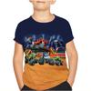 Blaze and the Monster Machines Shorts Sleeve Kids Girl Boys T-shirts Printed Little Girl Top Baby T Shirts Children Toddler Clothes