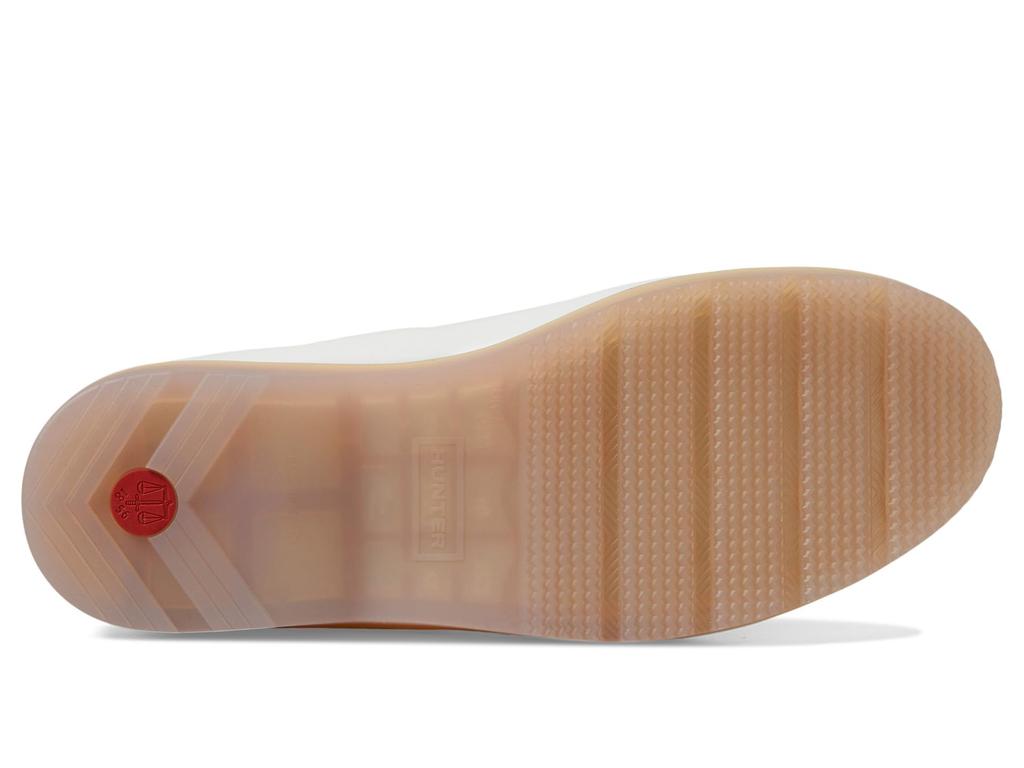 Hunter Женские ботинки Play Shorts с полупрозрачной подошвой Rain, размер 24, белые,