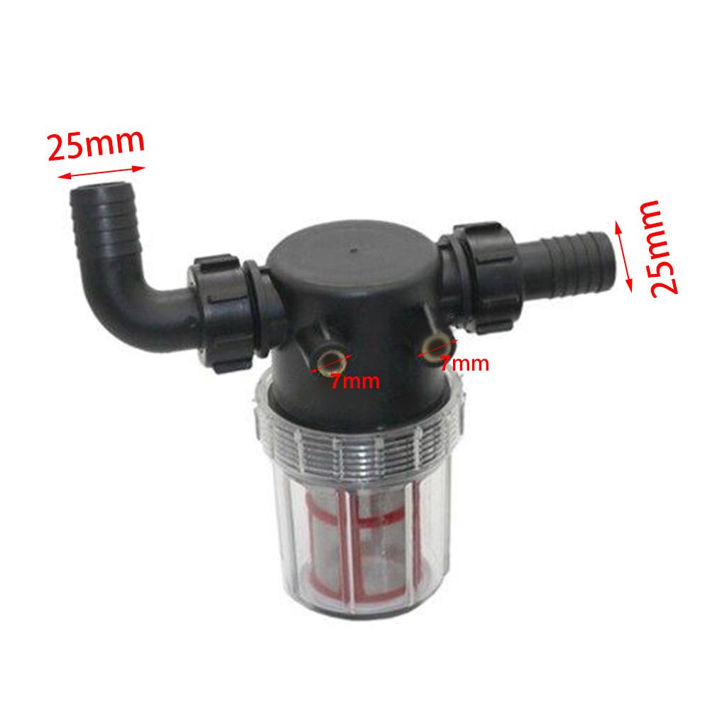 Transparent 50 Mesh Fine Filtration Water Filter with 20mm 25mm Barbed Agriculture Tools Garden Irrigation Filter 1Pcs