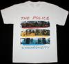 Винтажная музыкальная футболка The Police 80-х годов, концертная, хлопок, белая, размеры S-4XL, мужская, женская