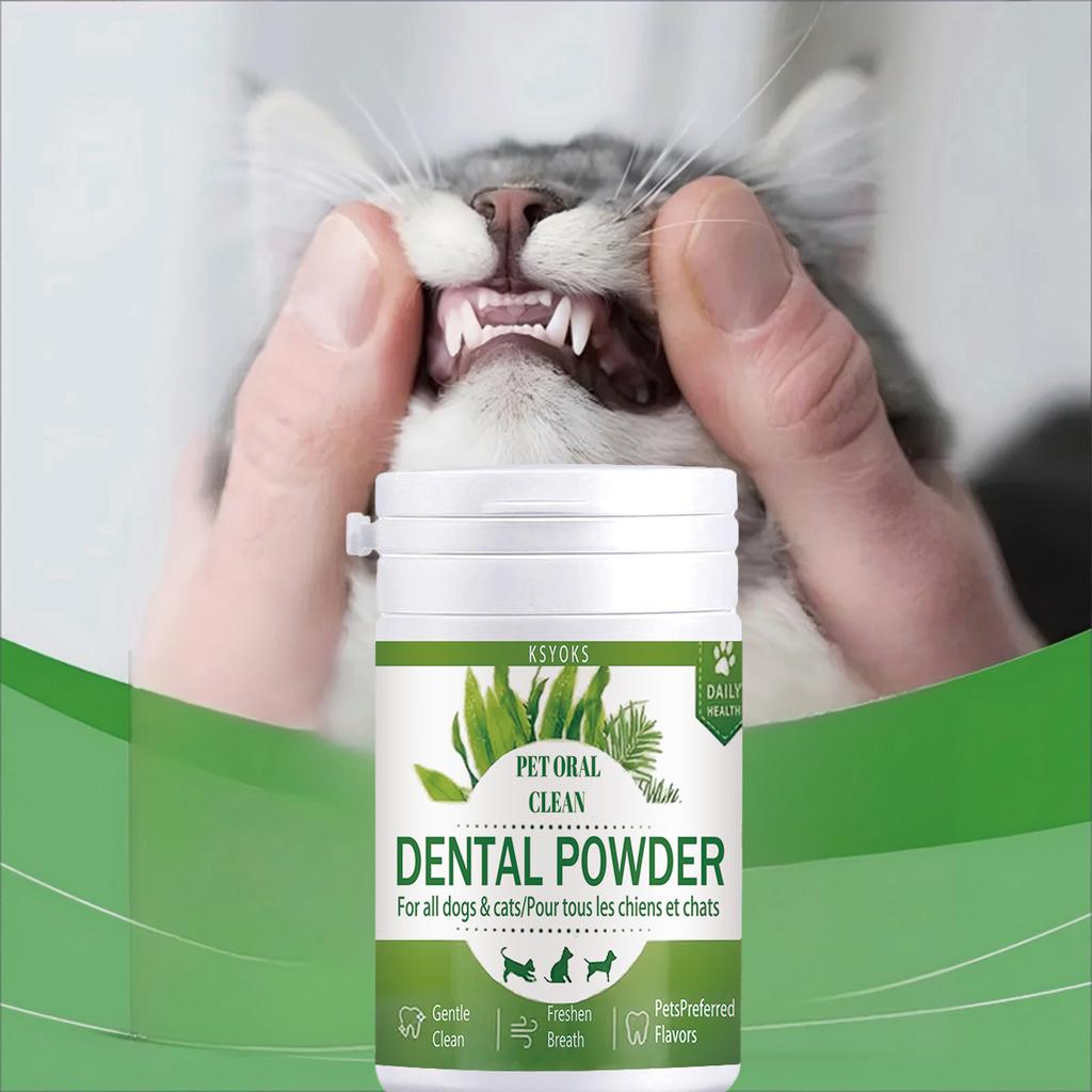 Pet Tooth Powder Can Deeply Clean the Gaps Between Pet Teeth, Remove Hidden Residues, and Keep Children's Breath Fresh and Gentle.