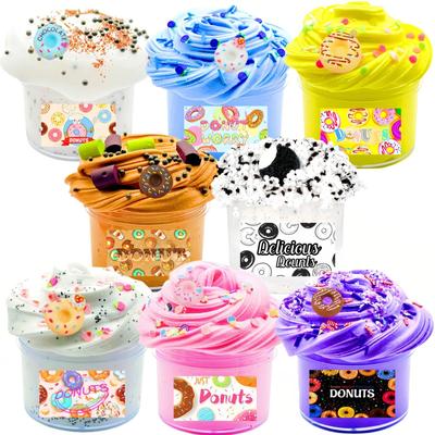 Набор для слайма своими руками Фруктовый слайм Ароматерапия Снятие стресса Детская игрушка-слайм, 70 мл,