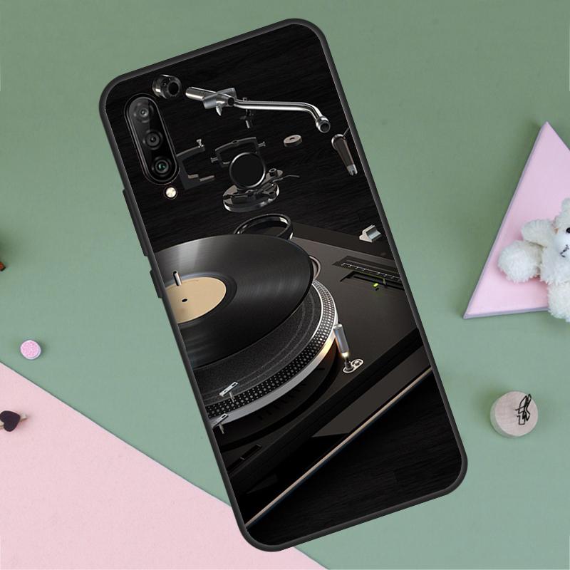 Vinyl DJ Record Art For Huawei P30 P40 Lite P60 Pro Nova 7i 8i 11i 12i 12s 10 9 SE Y90 Y60 Y70 Y72 Y61 Y91 Case