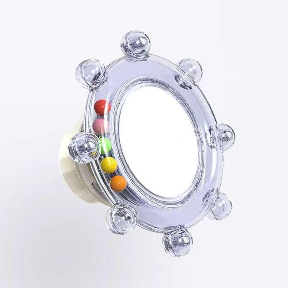 Wear-Resisting Bird Mirror Perch Colorful Ball Bird Flying Saucers  Bird Supplies