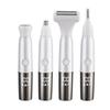 4-in-1 Hair Removal Device Low Noise Hair Remover Portable Women Body Shavers Set
