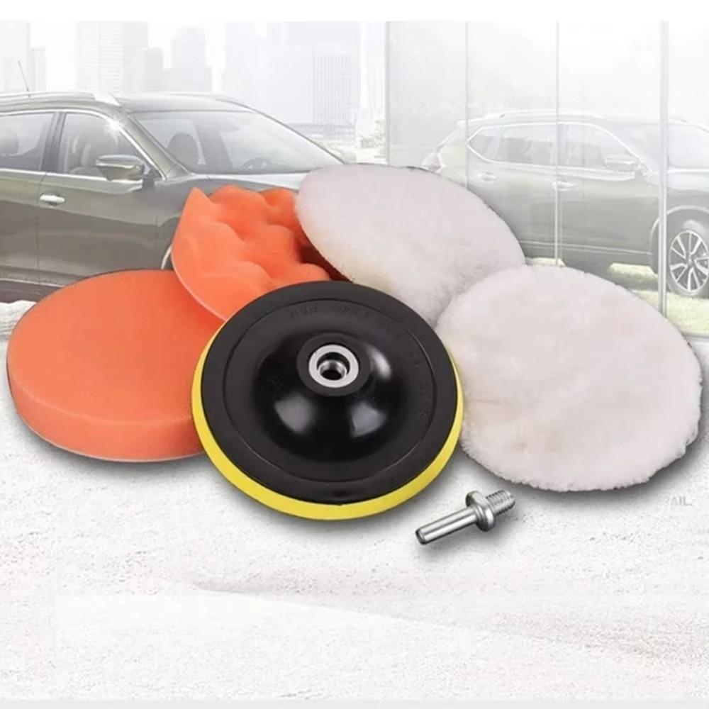 6pcs/set Universal Car Polishing Pad Kit 3/4/5/6/7 inch Car Repair Tools Auto Detailing Waxing
