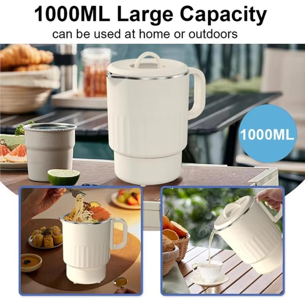 Space-saving Electric Boiling Pot 1000ML Insulated Thermos Office