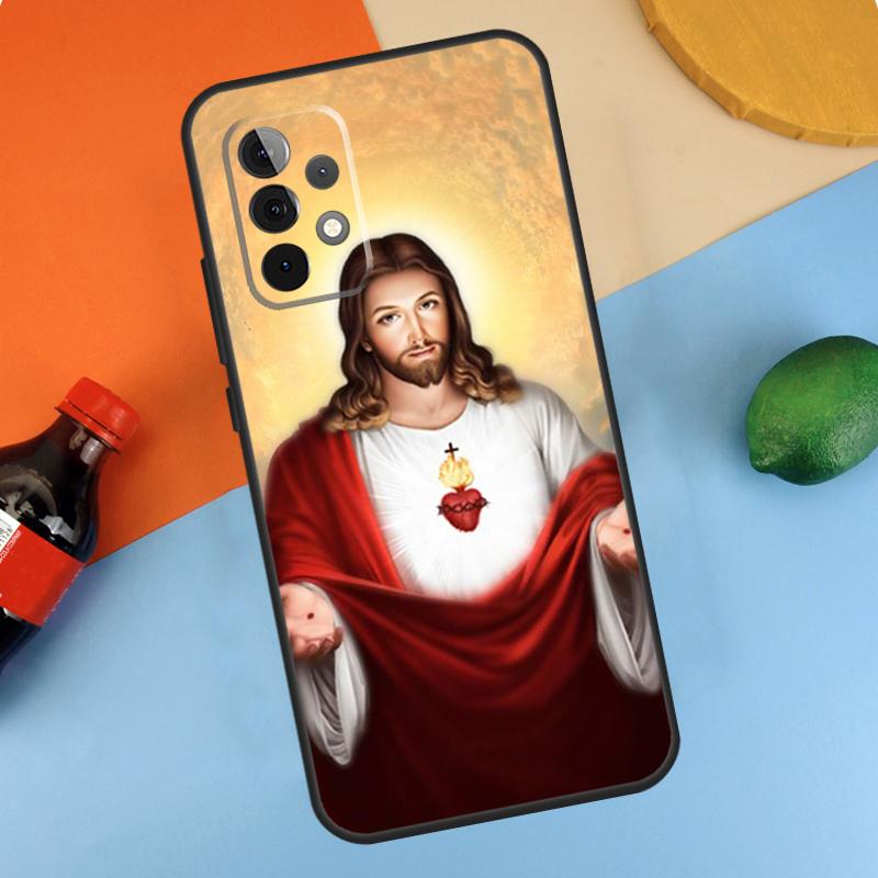 Чехол Иисус Христос Бог Для Samsung Galaxy A16 A06 A55 A35 A15 A56 A36 A26 A54 A34 A14 A13 A53 A12 A22 A32 A52