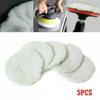 5 шт. 10 дюймов из мягкой микрофибры, автомобильный аппликатор для воска, накладка, белая полировальная губка, чехол для нанесения/удаления воска, уход за автомобилем, чистка