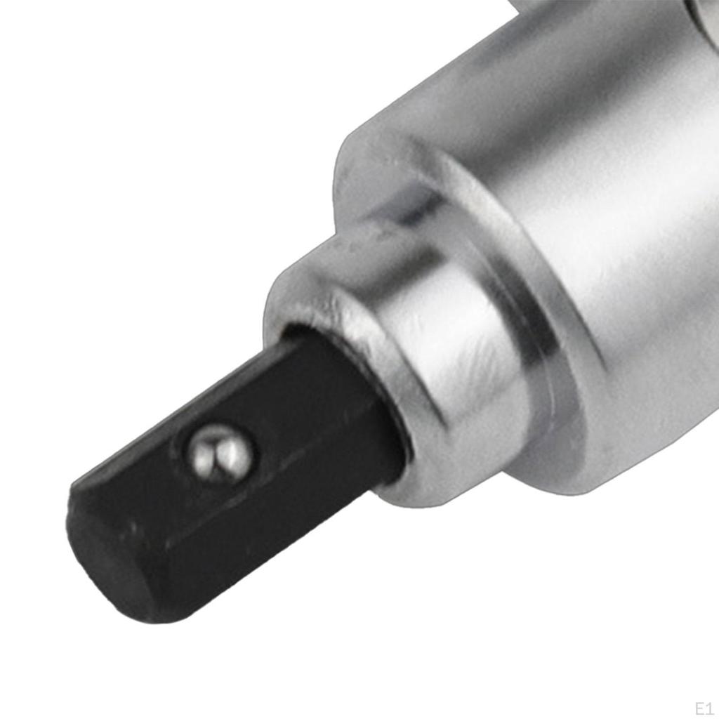 Pivoting Bit Holder Manual Screwdriver Adapter 180° Rotation Alloy for Corners or Tight Spots