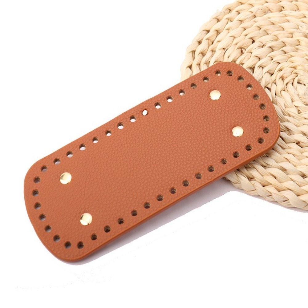 3 шт./компл. Овальное круглое дно для кожаной сумки, однотонное, для DIY, вязаное крючком дно для сумки, для дома