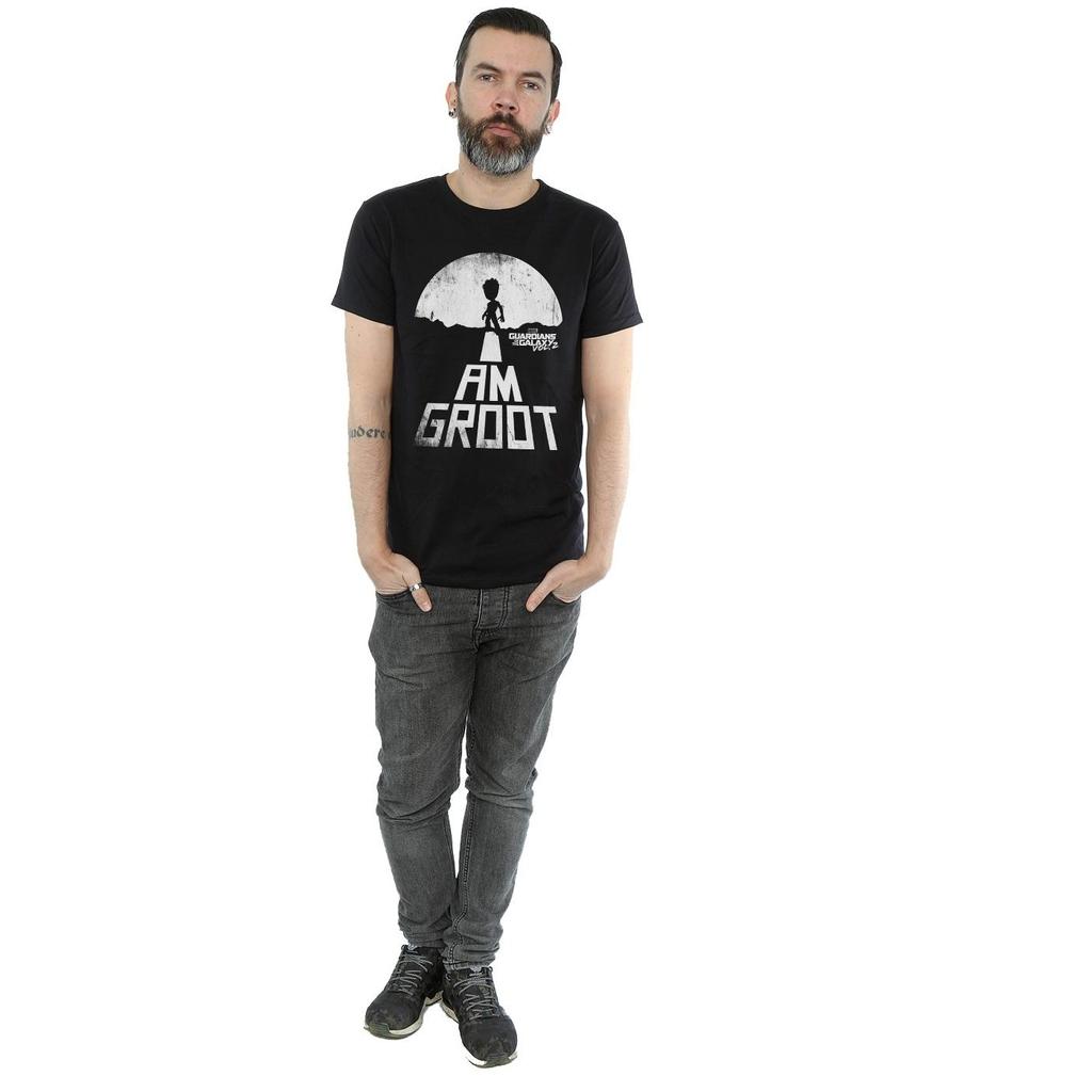 Marvel Mens Guardians Of The Galaxy I Am Groot White T-Shirt