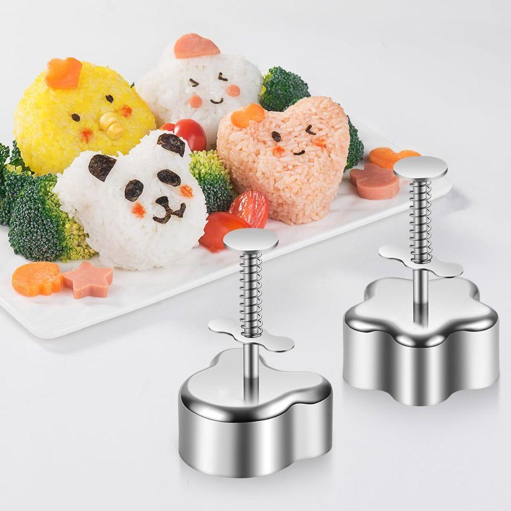 Multi Shape Set Onigiri Mold Stainless Steel Sushi Maker Classic Spam Musubi Mold Home DIY