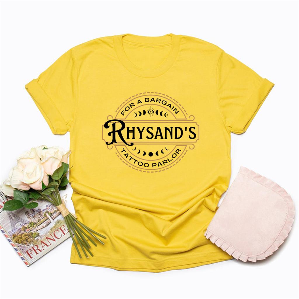 Rhysands Tshirt Acotar Velaris TShirt Night Court Tshirts Women Short Sleeve T Shirt Feyre and Rhysand Tee SJM Bookish Merch