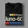 Мужская футболка Juno 60 Horizontal Roland, хлопковая одежда, новинка, футболка с коротким рукавом и круглым вырезом, подарочная футболка
