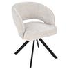 MIREA upholstered chair, beige fabric