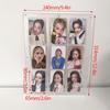 Акриловая подставка для фотокарточек K-pop Рамка для фото Акриловая комнатная настольная аксессуар для фотокарточек Фоторамки Рамка для картин