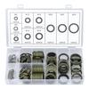 Glvaner O-Ring Seal Washer Set, 10 Types, 150 Pieces, Silicone Rings, Gasket O-Rings, Seal Washers, Rubber and Metal Gaskets, Adhesive Seals, Heat, Oi