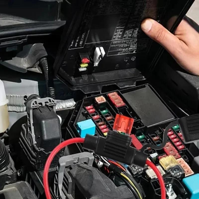 Waterproof Car Blade Fuse Holder in Line Wire Cutoff Switch Socket Auto Circuit Protection Box Cable Connector Replacement Part Fuse Holders1