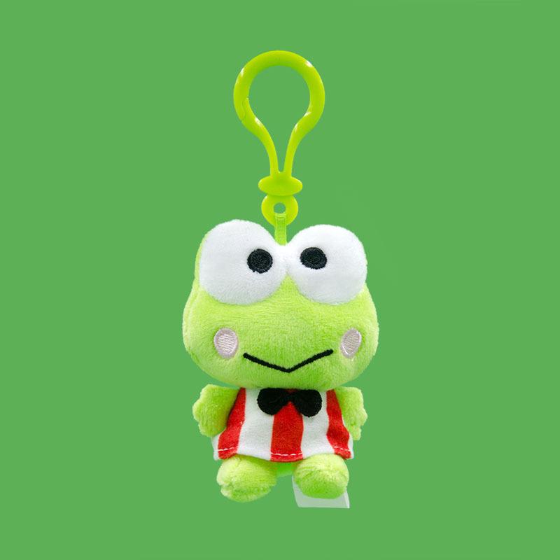 Оригинальный плюшевый рюкзак-подвеска Sanrio Keroppi и брелок
