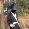 Japanese Cosplay Hats Bamboo Rattan Hats Ninja Cosplay Hats Men Fisherman Hats Tourism Rain Caps