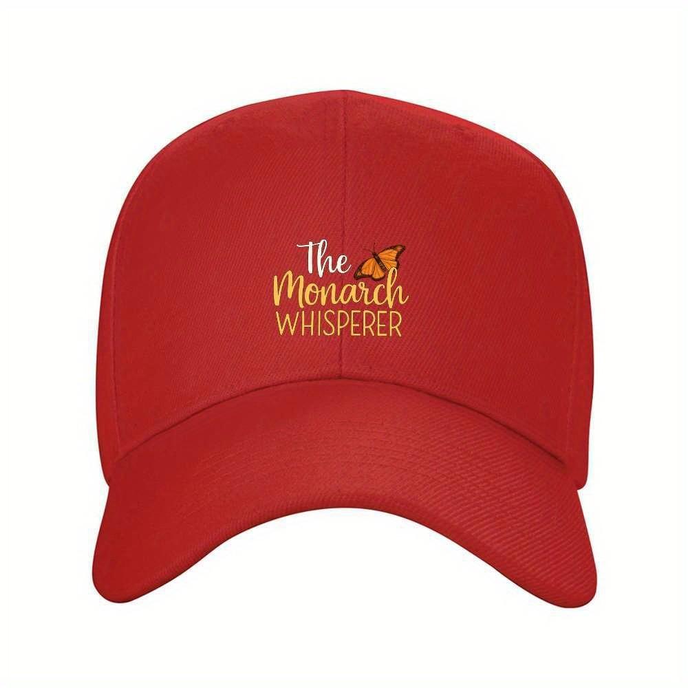 Monarch Whisperer Butterfly Baseball Cap Adjustable Outdoor Sports Golf Hat